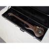 Custom TRABEN Array Attack 4-string BASS guitar Black Burl w/ CASE - Rockfield Pickups #1 small image