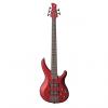 Custom Yamaha TRBX305 5-String Electric Bass (Candy Apple Red Finish)