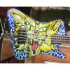 Custom Chris Kael stage played, signed, custom painted by Gentry Riley - CK4 bass - Five Finger Death Punch
