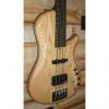 Custom Brubaker® Brute MJXSC4 4-String Single Cut Electric Bass Natural w/Gigbag #1 small image