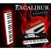 Custom Excalibur 37 Note Melodica Burning Red Transparent #1 small image