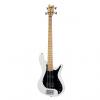 Custom Brubaker 4-String MJX Bass, White - Factory Second