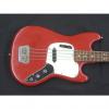 Custom Fender® Musicmaster Bass 1976 Red #1 small image