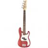 Custom Jay Turser JTB-40 Series 3/4 Electric Bass Guitar, Trans Red