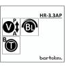 Custom Bartolini HR-3.3AP Pre-Wired 2 Band EQ Active/Passive Vol, stacked bass/treble &amp; blend