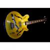 Custom Epiphone Jack Casady 2000 Gold. &quot;Recreated by the Artist El Daga&quot;  ONLY ONE. Collectible.