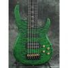 Custom CARVIN LB76 SATIN GREEN QUILTED MAPLE 6 STRING BASS GUITAR &amp; TOLEX CASE LB 76