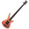 Custom Warwick Rockbass Corvette $$ 4-String Electric Bass Guitar Honey Oil Passive MEC Pickups