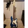 Custom Fender 92' Precision Bass P-Bass 1992 Blue #1 small image