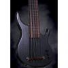 Custom A Kala USA Custom Shop Exotic Solid Body Ubass U-Bass - 5 String, Fretless Bass, Satin Black