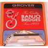 Custom Grover Lot/2 Leader 5 String Banjo Bridge, 5/8&quot; High, Maple w/ Ebony Top, 30B5/8