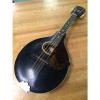 Custom Vintage Gibson A4 Mandolin 1910 Black Original Pickguard &amp; Tuners with New Hardcase