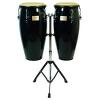 Custom Tycoon Tycoon Percussion Conga Set &amp; Stand - Black #1 small image