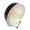 Custom Mid-East Manufacturing Tunable Black Bodhran, 18 &quot; x  5&quot; - Single Bar #1 small image