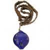 Custom DOBANI Soprano Ocarina w/ Braided Necklace D5 - Blue #1 small image