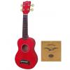 Custom KALA Soprano Uke MK-SD/CAR Candy Apple Red Kit w Aquila Soprano Uke Strings #1 small image