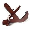 Guitar Stand, I3C Wood Guitar Stand Musical Instrument Stand for Acoustic Classic Electric Guitar Bass Portable X Frame Sapele Wooden Stand Red #4 small image