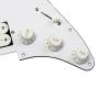Vinmax 3Ply White Loaded Pickguard HSS w/ Pickups for Squier Strat Guitar Prewired #3 small image