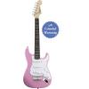 Squier by Fender Mini Strat Electric Guitar with Gear Guardian Extended Warranty - Pink #1 small image