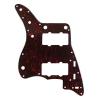 IKN Red Tortoise 4Ply Guitar Pickguard Scratch Plate for American Fender Style Vintage JM Guitar, with Screws #1 small image