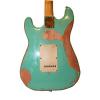 Sawtooth Handcrafted Americana ES Relic Solid Body Electric Guitar with Hard Case, Surf Green #6 small image