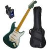 Squier Classic Vibe Strat 50's Sherwood Green Metallic w/ Fender Gig Bag and Tuner #1 small image