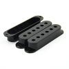 SODIAL(R) Fender Stratocaster Pickup Covers 50 or 52 mm Pole to Pole Knobs Tips (Black) #5 small image