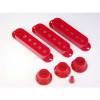 MIJ Knobs and Pickup Covers Set for Stratocaster Red fa-st7mm-red #1 small image