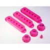 MIJ Knobs and Pickup Covers Set for Stratocaster Pink fa-st7mm-pnk #1 small image