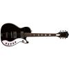 Silvertone Classic 1423-BGF Solid-Body Electric Guitar, Black/Gold flake #1 small image