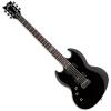 ESP LVIPER200BBLKLH Solid-Body Electric Left Handed Guitar, Black Baritone #1 small image