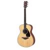 Yamaha FS720S Small Body Solid Top Acoustic Guitar - Mahogany, Natural #1 small image