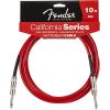 Fender California Series Instrument Cable for electric guitar, bass guitar, electric mandolin, pro audio #1 small image