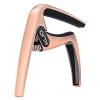 KLIQ K-PO Guitar Capo for 6 String Acoustic and Electric Guitars - Trigger Style for a Quick Change, Brushed Bronze