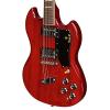 GuildS-100 Polara CHR Solid Body Electric Guitar, Cherry Red with Guild Hard Case, ChromaCast Electric Strings, Cable, Strap, Picks, Stand and Polish Cloth #2 small image