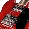 Guild S-100 Polara Solid Body Electric Guitar with Case (Cherry Red) #4 small image