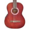 Pyle PGA32RBR - Classical Electric Acoustic Guitar - Built in Preamp and Pickup - Nylon Strings Ideal for Beginners - Mahogany #3 small image
