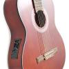 Pyle PGA32RBR - Classical Electric Acoustic Guitar - Built in Preamp and Pickup - Nylon Strings Ideal for Beginners - Mahogany #6 small image