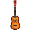 Music Zone 23 Children's Wooden Acoustic Guitar Steel String Toy Instrument by Music Zone