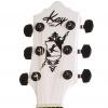 Kay Guitar K537W Vintage Acoustic Dreadnought Steel String Guitar-White Tuxedo #3 small image