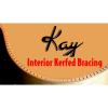 Kay Guitar K537W Vintage Acoustic Dreadnought Steel String Guitar-White Tuxedo #4 small image