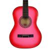 YMC 38&quot; Pink Beginner Acoustic Guitar Starter Package Student Guitar with Gig Bag,Strap, 3 Thickness 9 picks,2 Pickguards, Pick Holder, Extra Strings, Electronic Tuner -Pink
