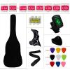 YMC 38&quot; Pink Beginner Acoustic Guitar Starter Package Student Guitar with Gig Bag,Strap, 3 Thickness 9 picks,2 Pickguards, Pick Holder, Extra Strings, Electronic Tuner -Pink #7 small image