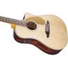 Fender Sonoran SCE Acoustic Electric Guitar, Rosewood Fingerboard, Natural (v2) #5 small image