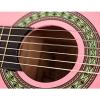 Trendy 30 Inch Classical Guitar (1/2 Size), Package, Basswood, Pink #5 small image
