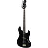 Fender Aerodyne Jazz Electric Bass Guitar, Rosewood Stained Fretboard, No Pickguard - Black #1 small image