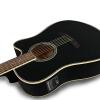 Bailando 41 Inch Full Size Acoustic Electric Cutaway Guitar, 5-Band EQ, Black