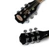 Bailando 41 Inch Full Size Acoustic Electric Cutaway Guitar, 5-Band EQ, Black #5 small image