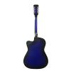Blueseason 38&quot; Acoustic Guitar Beginner Starter Series Package with Bag, Strings, Picks,Blue #6 small image