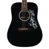 Sawtooth ST-ADN-BLK-D-KIT-4 Acoustic Guitar with Black Pickguard &amp; Custom Graphic